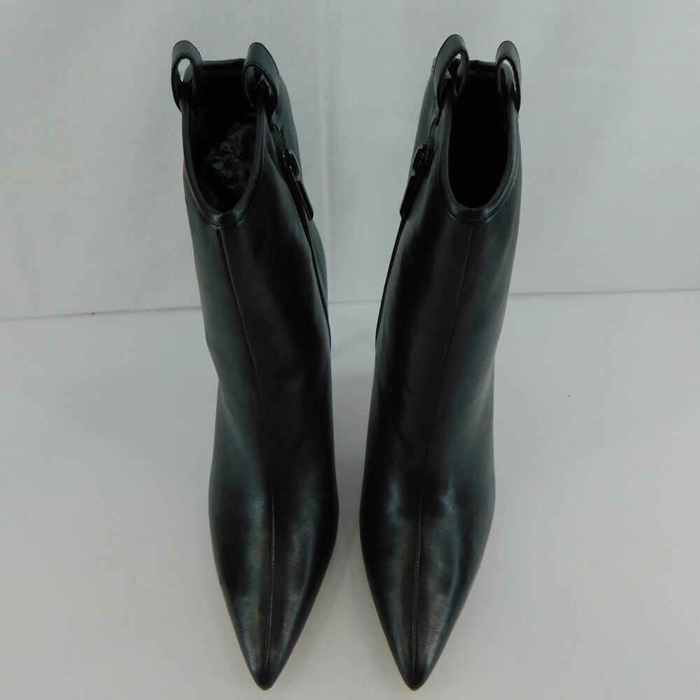 Karl Lagerfeld Women's Pairs Black Clea Leather Embellished Ankle Boots 6.5 New - Picture 6 of 14